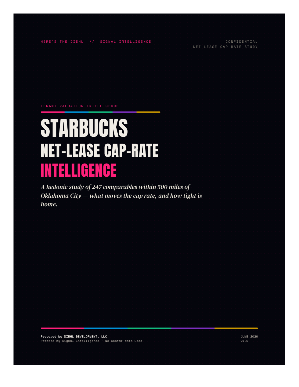 Starbucks cap-rate intelligence report cover